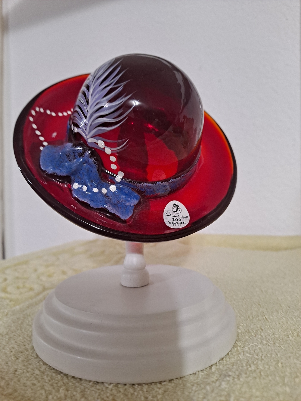 Fenton Ruby Hat